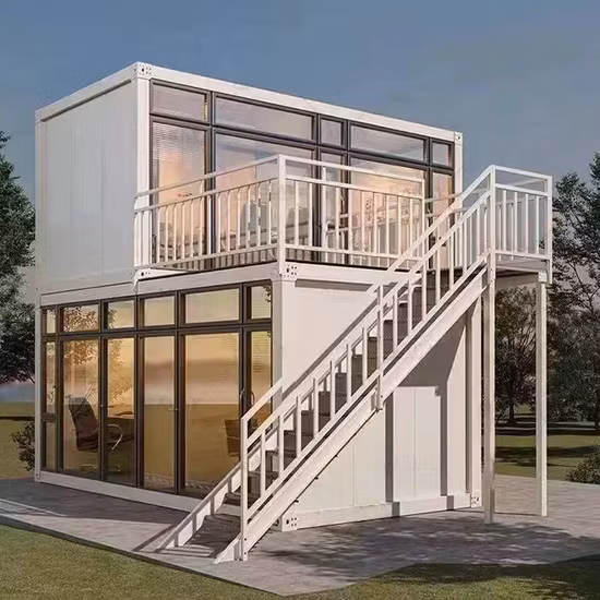 Casa pré-fabricada/contêiner/casa modular com moldura de portal acessível e painel Sanwich para venda
