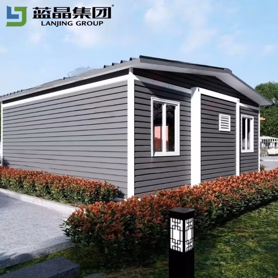 Recipiente dobrável de armazenamento Casa Revestimento de parede Casa de contêiner móvel Recipiente minúsculo Pré-fabricado Modular Portátil Modular Pré-fabricado Pequena casa expansível