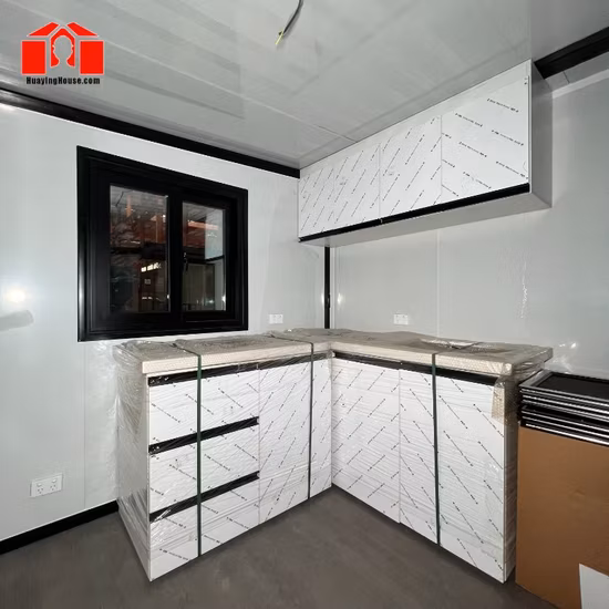 Casas pré-fabricadas pequenas e acessíveis americanas grandes 40 pés 20 pés expansíveis casas pré-fabricadas dobráveis para venda