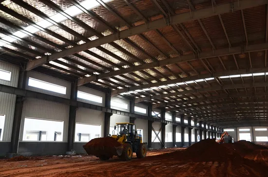 Prefabricated Industrial H Section Steel Structure Material Frame Building Warehouse