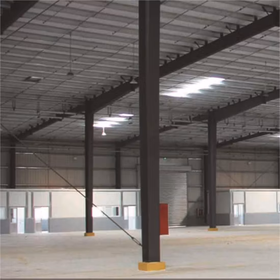 Prefabricated Fire Proof Steel Frame Workshop/Warehouse/Hangar Building