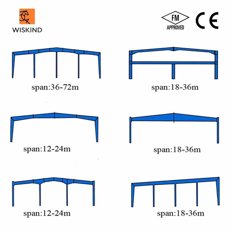 Professional Prefabricated Steel Building for Warehouse / Steel Shed / Workshop / Storage / Steel Structure / Construction Building with CE Approved / Q235B