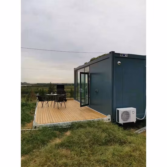 China 20/40FT Expansível Estrutura de Aço Modular Pré-fabricada Portátil Minúscula Casa Caravana Construção Villa Camp House Pré-fabricada Casa Container Móvel