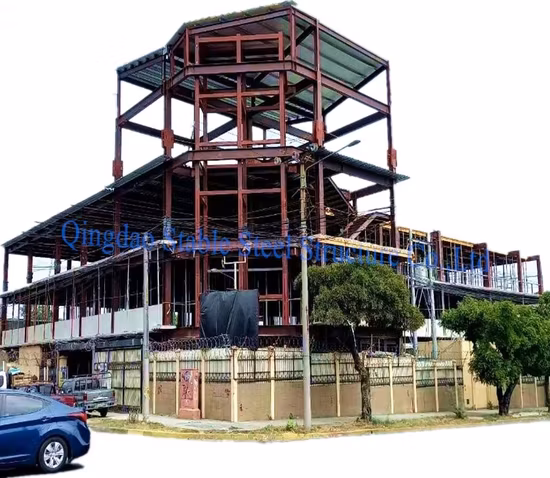 Edifício Pré-fabricado Construção Armazém Oficina Planta Hangar Hall Estrutura de aço leve