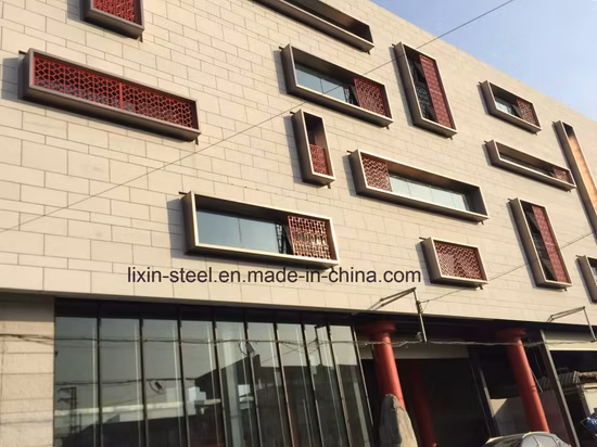 Construção de estrutura de construção de casa pré-fabricada de alta ascensão Estrutura de aço do hotel