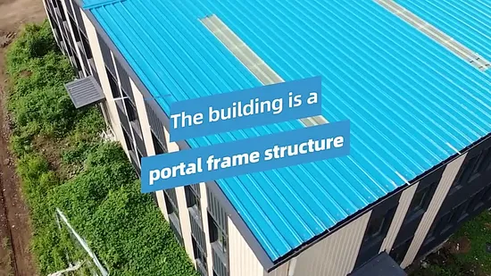 Estrutura alta pré-fabricada Estrutura de aço pesado Armação Galpão de armazenamento Construção de oficina Armazém