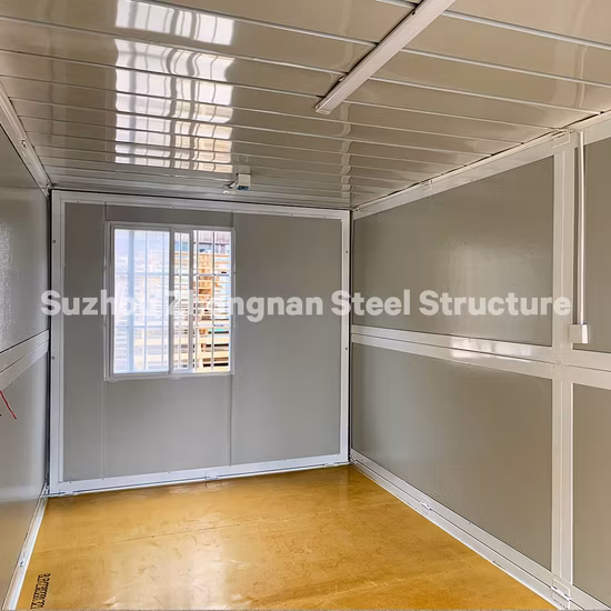 Casa Contêiner Dobrável Pré-fabricada Simples e Barata Zhongnan 20FT para Venda