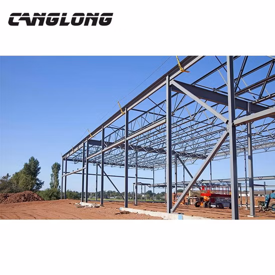 Edifício de construção de aço leve pré-fabricado de alta ascensão China