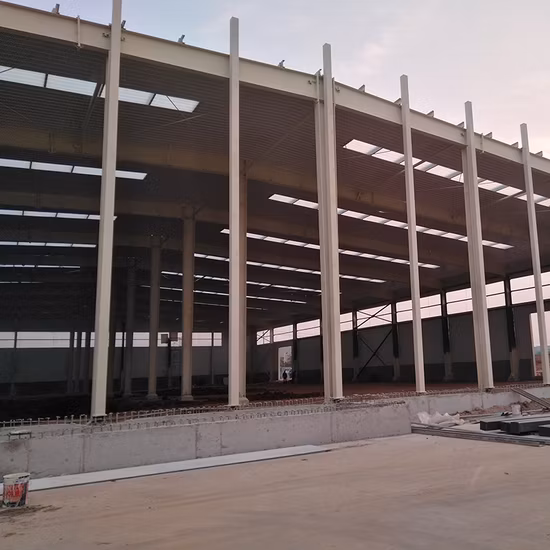 Armazém de estrutura de aço pré-fabricada/edifício de estrutura de aço/oficina de aço pré-fabricada/edifício pré-fabricado/prédio de aço