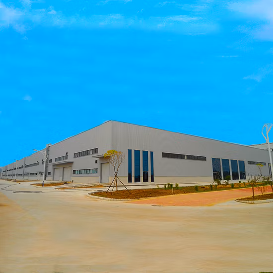 Armazém pré-fabricado de estrutura de aço leve de empena para venda
