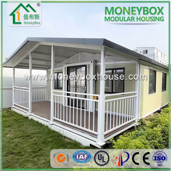 20FT Novo Luxo Moderno Pré-fabricado Dobrável Modular Móvel Living Portátil Móvel Turnkey Minúsculo Pré-fabricado Transporte Recipiente Expansível Home