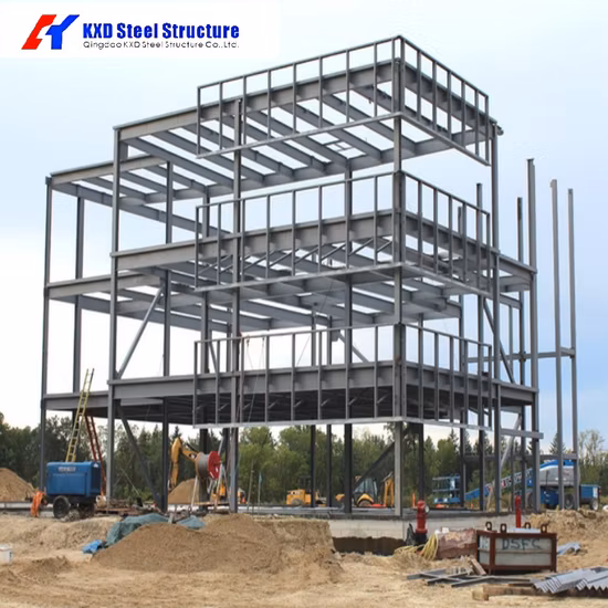 Armazém de construção de estrutura de aço industrial pré-fabricada de seção H